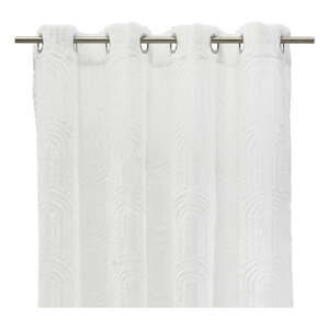 Bijela prozirna zavjesa 140x260 cm Relief Arch – Casa Selección