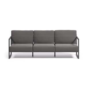 Tamno siva vrtna sofa aluminijska Comova – Kave Home