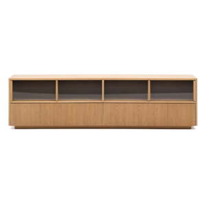 TV komoda u dekoru hrasta u prirodnoj boji 200x54x40 cm Helvine – Kave Home