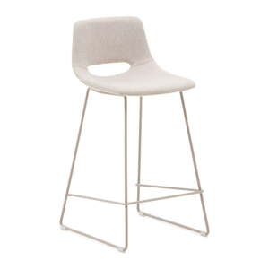 Bež barska stolica (visine sjedala 65 cm) Zahara – Kave Home