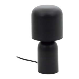 Crna stolna lampa s metalnim sjenilom (visina 28 cm) Monze – Kave Home