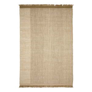Bež obostrani/ručno rađen vunen tepih 160x230 cm Blart – Kave Home