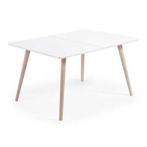 Proširiv blagovaonski stol s dodatnom pločom 90x140 cm Eunice – Kave Home