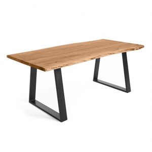 Blagovaonski stol s pločom stola od bagrema 97,5x200 cm Alaia – Kave Home