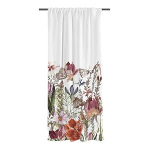 Zavjesa od pamučnog satena 110x250 cm Floral – Butter Kings
