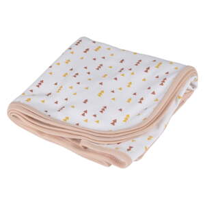 Bijela pamučna deka za bebe 75x75 cm Forest – Bébé Douceur