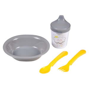 Plastičan dječji set posuđa 4 kom Cloud – Bébé Douceur