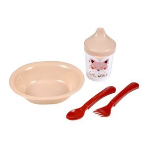 Plastičan dječji set posuđa 4 kom Forest – Bébé Douceur