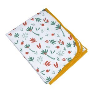 Bijela pamučna deka za bebe 75x75 cm Savannah – Bébé Douceur