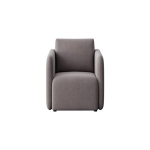 Siva baršunasti fotelja Chaum – Rodier