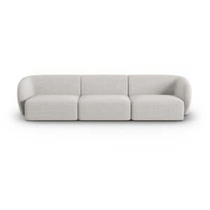 Svijetlo siva sofa od šenila 266 cm Paolo – Milo Casa