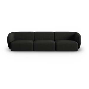 Crna sofa od šenila 266 cm Paolo – Milo Casa