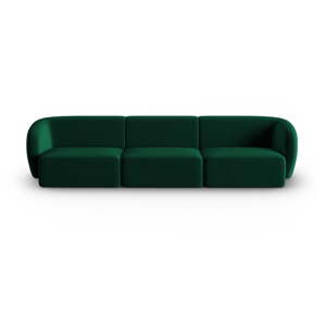 Zelena baršunasti sofa 266 cm Paolo – Milo Casa