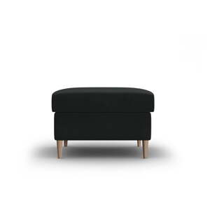 Crni baršunast tabure Kyoto – Cosmopolitan Design