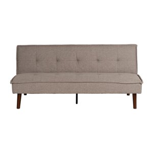 Sivo-bež sklopiva sofa od šenila 181 cm – Ixia