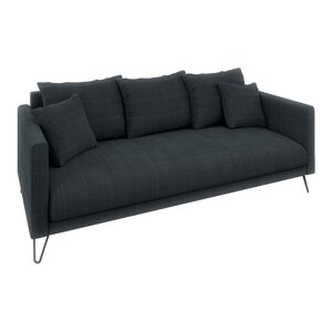 Tamno siva sofa od šenila 200 cm Freya – Ropez