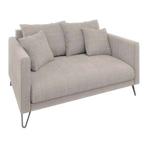 Svjetlo smeđa sofa od šenila 140 cm Freya – Ropez
