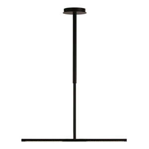 Crna metalna LED viseća svjetiljka s metalnim sjenilom Omni Ceiling – UMAGE