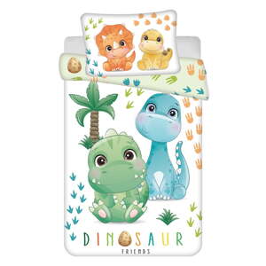 Pamučna dječja posteljina za dječji krevetić 100x135 cm Dino – Jerry Fabrics