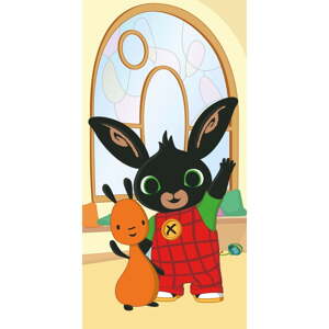 Pamučan dječji ručnik 70x140 cm Bing "Hoppity" – Jerry Fabrics