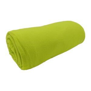 Svijetlo zelena deka od flisa 150x200 cm Plain – JAHU collections