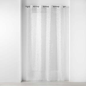 Bijela/u srebrnoj boji prozirna zavjesa od voila 140x240 cm Floressia – douceur d'intérieur