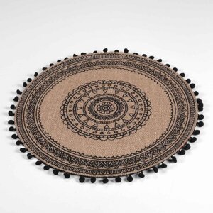 Juten podmetač ø 38 cm Renata – douceur d'intérieur