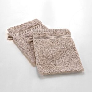 Svjetlo smeđa pamučna krpica za pranje 15x21 cm Tendresse – douceur d'intérieur