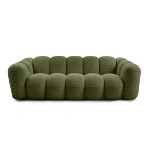 Zelena sofa od bouclé tkanine 232 cm Hippolyte – Bobochic Paris