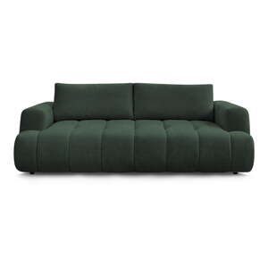 Zelena sklopiva/s prostorom za odlaganje sofa 251 cm Fuji – Bobochic Paris