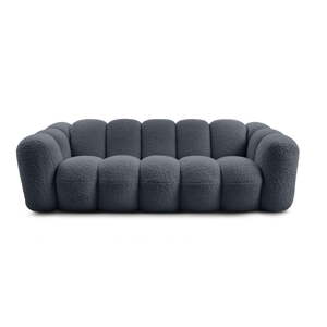 Tamno siva sofa od bouclé tkanine 232 cm Hippolyte – Bobochic Paris