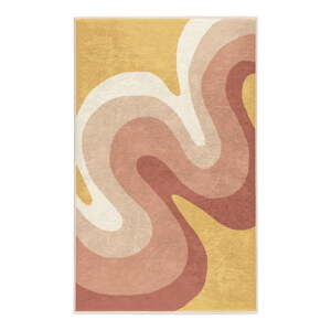 Oker žuti/prljavo rozi periv tepih 120x180 cm Strawberry Creamsicle – Mila Home
