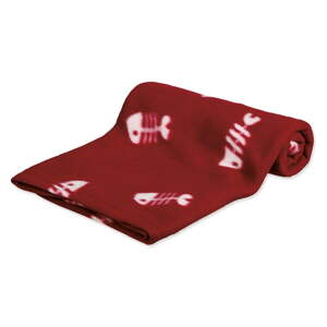 Crvena deka za mačke od flisa 100x70 cm Trixie Barney – Plaček Pet Products