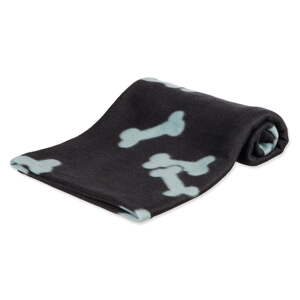 Crna deka za pse od flisa 100x70 cm Trixie Barney – Plaček Pet Products