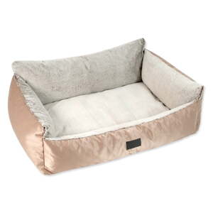 Krevet za pse u zlatnoj boji 78x60 cm Dog Fantasy Lux Platinum – Plaček Pet Products