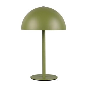 Zelena LED stolna lampa s metalnim sjenilom (visina 21 cm) Munoz – Trio