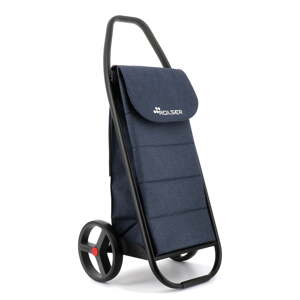 Vreća za kupovinu s kotačićima 53 l Com Tweed Polar Black Tube – Rolser