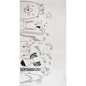 Periv dječji tepih boje slonovače 80x120 cm Animal Kingdom – Vitaus