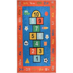 Narančasti periv dječji tepih za igru 100x160 cm Hopscotch Orange – Vitaus