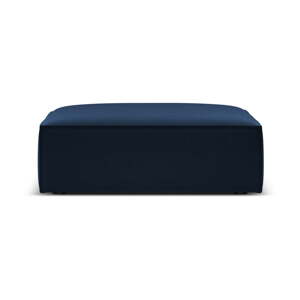 Tamno plavi baršunast tabure Vanda – Mazzini Sofas