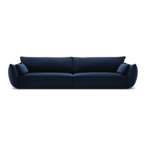 Tamno plava baršunasta sofa 248 cm Vanda – Mazzini Sofas
