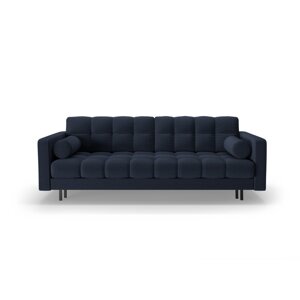 Tamno plava sklopiva/s prostorom za odlaganje sofa 222 cm Bali – Cosmopolitan Design