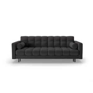 Tamno siva sklopiva/s prostorom za odlaganje sofa 222 cm Bali – Cosmopolitan Design