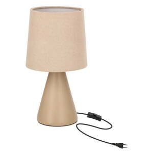 Bež stolna lampa s tekstilnim sjenilom (visina 24,5 cm) Satti – Candellux Lighting