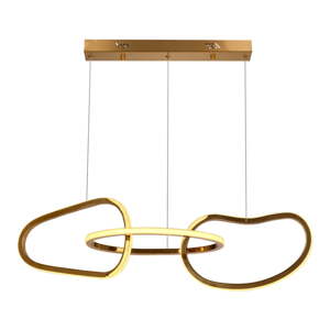 LED viseća svjetiljka u zlatnoj boji Anneli – Candellux Lighting