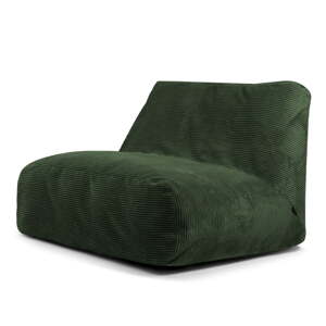 Zelena vreća za sjedenje od samta Sofa Tube – SLOWDOWN
