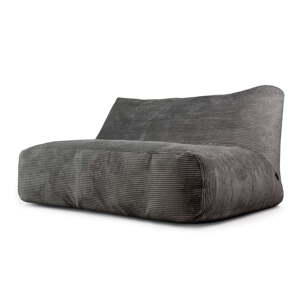 Tamno siva vreća za sjedenje od samta Sofa Tube 160 – SLOWDOWN