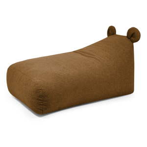 Smeđa vreća za sjedenje od bouclé tkanine Snug 130 Bear – SLOWDOWN