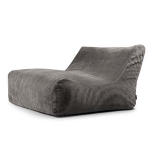 Tamno siva vreća za sjedenje od samta Sofa Lounge – SLOWDOWN
