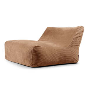 Smeđa vreća za sjedenje od samta Sofa Lounge – SLOWDOWN